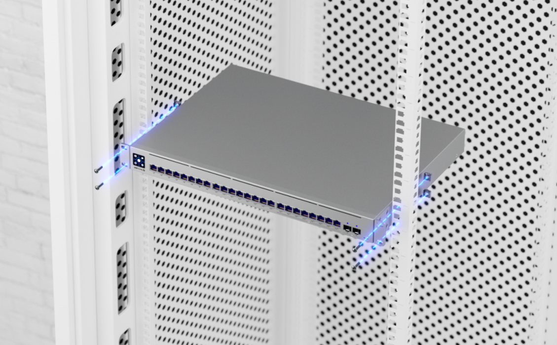 USW-Pro-Max-24-PoE Rack Deployment