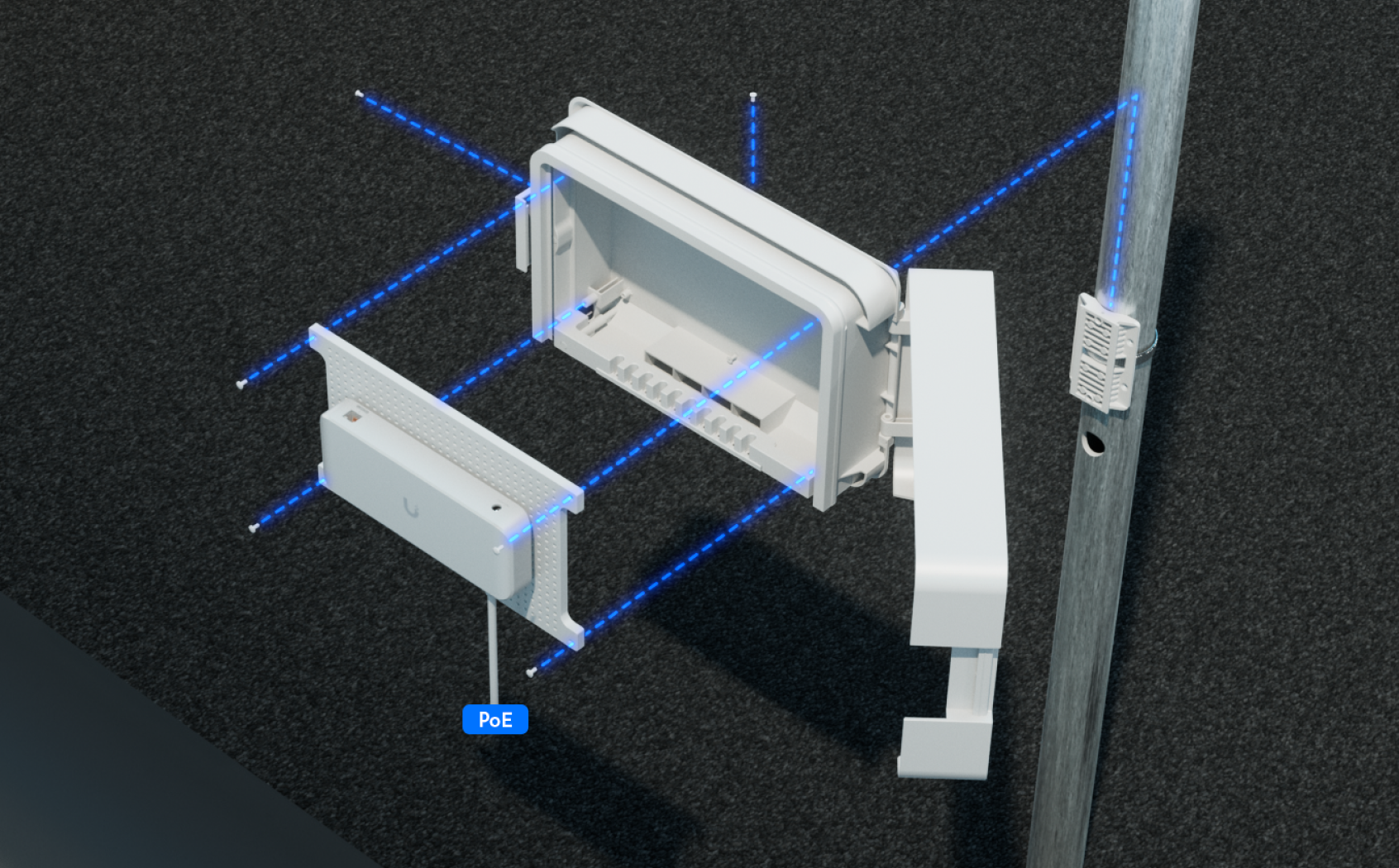 UACC-Flex-Utility-Pro pole mounted enclosure