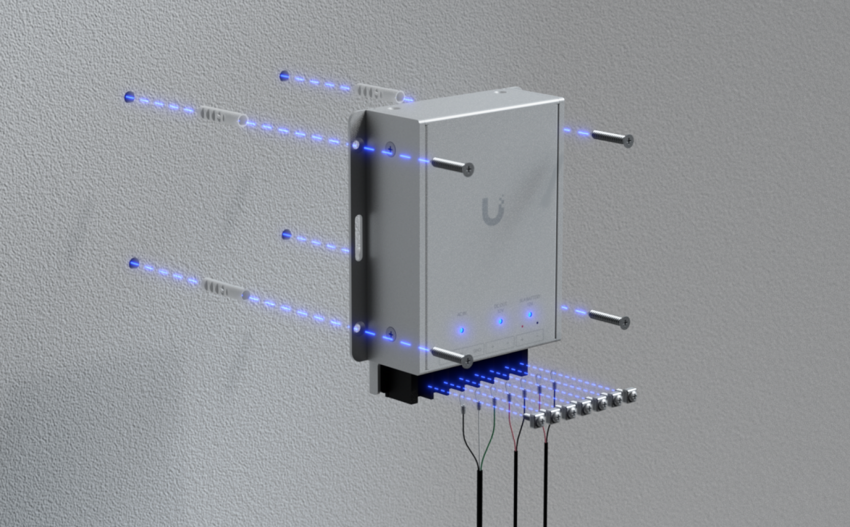 UACC-Retrofit-PSU-12V Wiring + Battery Connection
