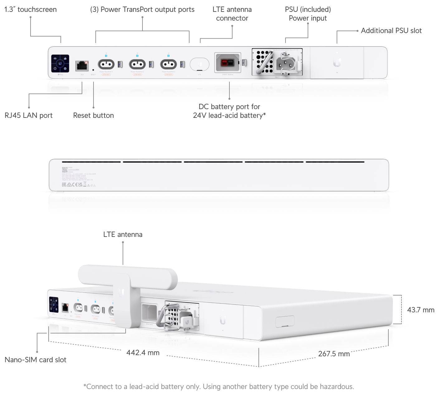 UISP-P-PRO dimensions