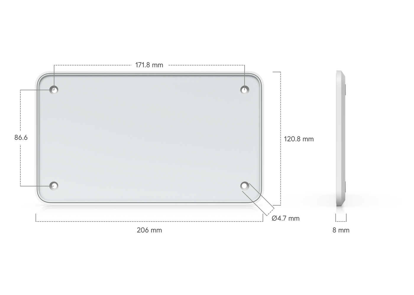 UACC-FM-23cm dimensions
