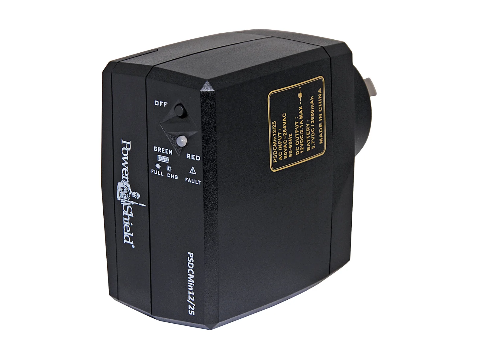 PowerShield DC Mini PSDCMIN12-18 with restart button and status LED
