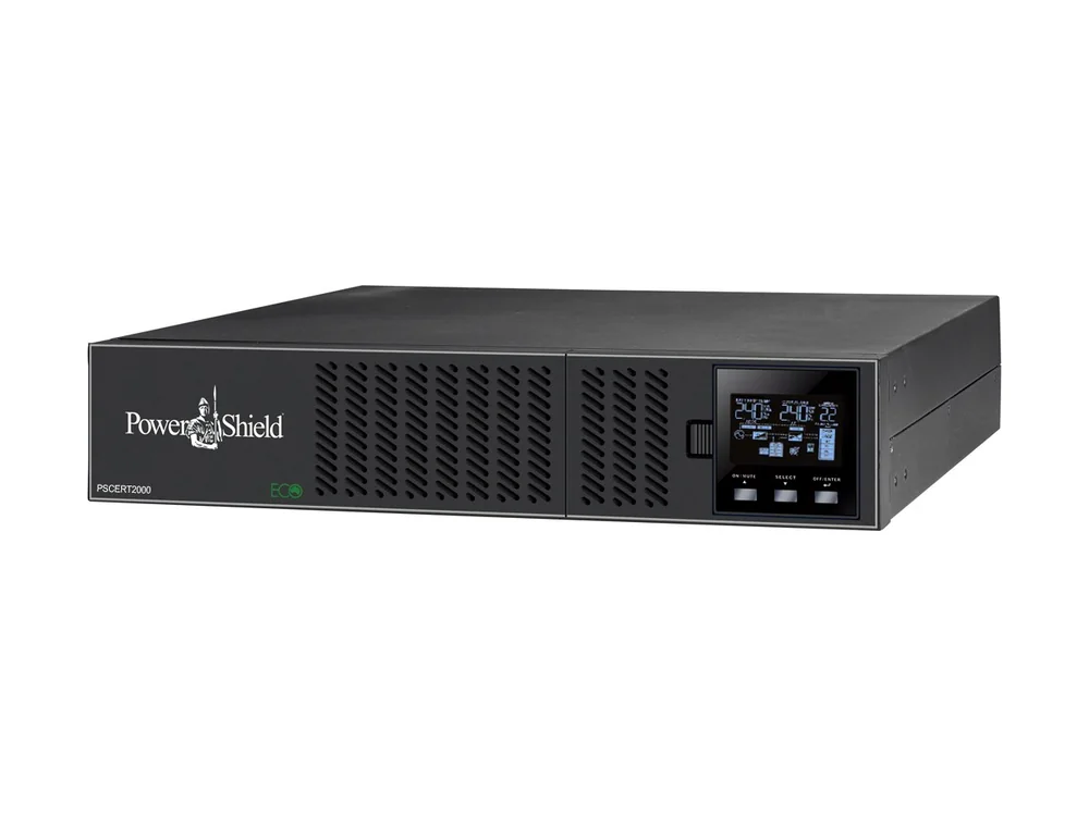PowerShield Centurion RT 2000VA online UPS in rack orientation (PSCERT2000)