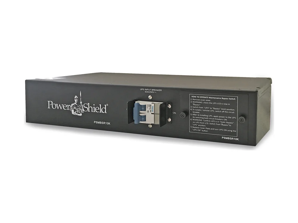 PowerShield rack-mount maintenance bypass switch for 6 to 10kVA UPSs (PSMBSR10K)