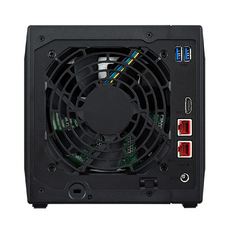ASUSTOR AS5404T rear ports