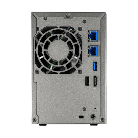 ASUSTOR AS6702T v2 rear ports