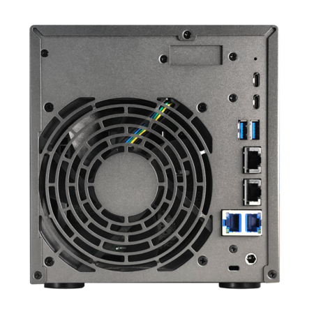 ASUSTOR AS6804T rear ports