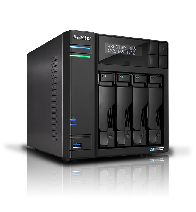 ASUSTOR Lockerstor 4 Gen2+ AS6704T v2 four-bay NAS