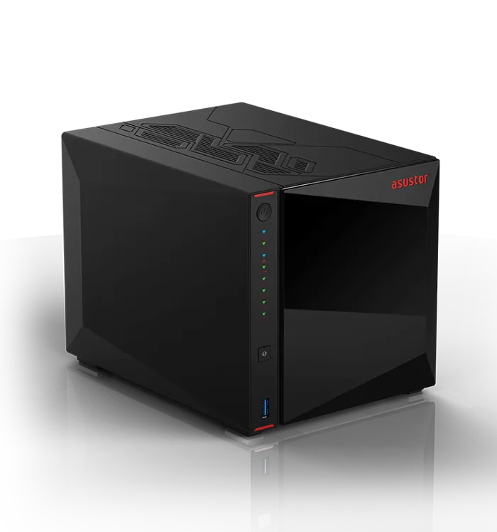 ASUSTOR Nimbustor 4 Gen2 AS5404T four-bay NAS with front USB port