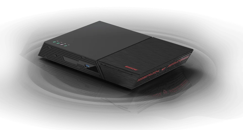 ASUSTOR Flashstor 12 Pro all-flash NVMe NAS lying flat