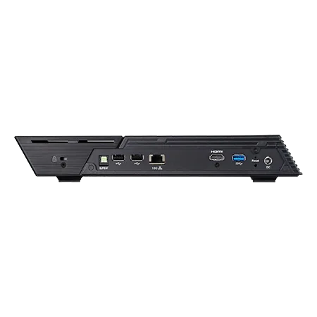 Rear panel of the ASUSTOR FS6712X with 10GbE, HDMI, S/PDIF and USB ports