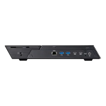 Rear panel of the ASUSTOR FS6806X with 10GbE, USB 3.2 Gen 2 and USB4 ports