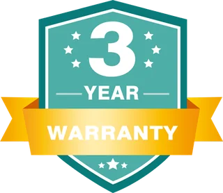 ASUSTOR 3 year warranty badge