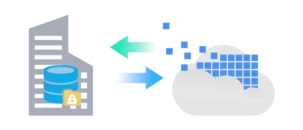 Secure building database syncing to the cloud