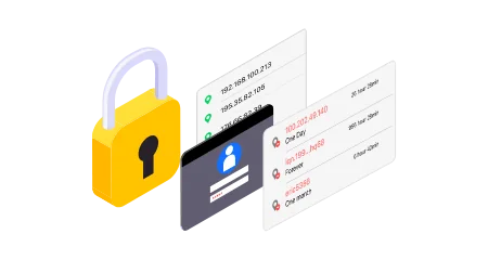 Padlock and access-control cards