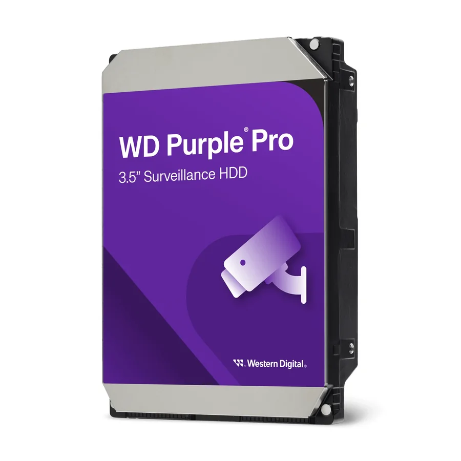WD Purple Pro 3.5-inch surveillance hard drive for AI recorders