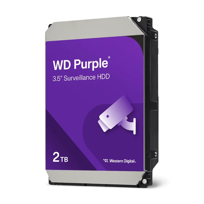 WD Purple 2TB WD23PURZ surveillance hard drive