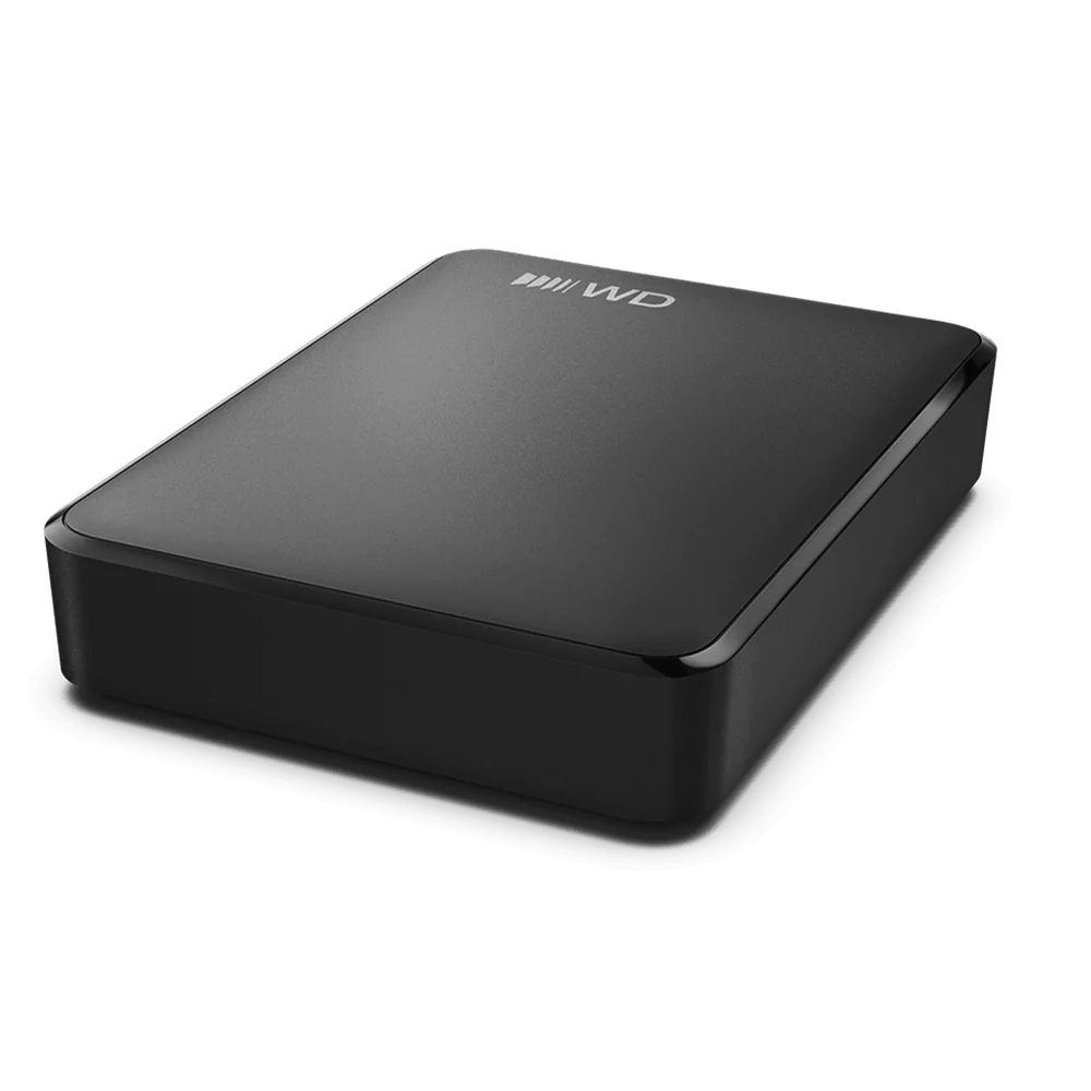 WD Elements Portable USB-C 6TB thicker body lying flat