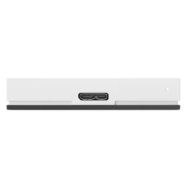 Seagate Game Drive for PS5 2TB end view showing the USB 3.0 port