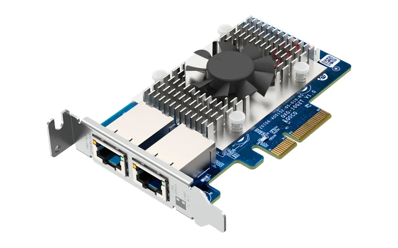 QNAP QXG-10G2T dual-port 10GbE RJ45 PCIe network card