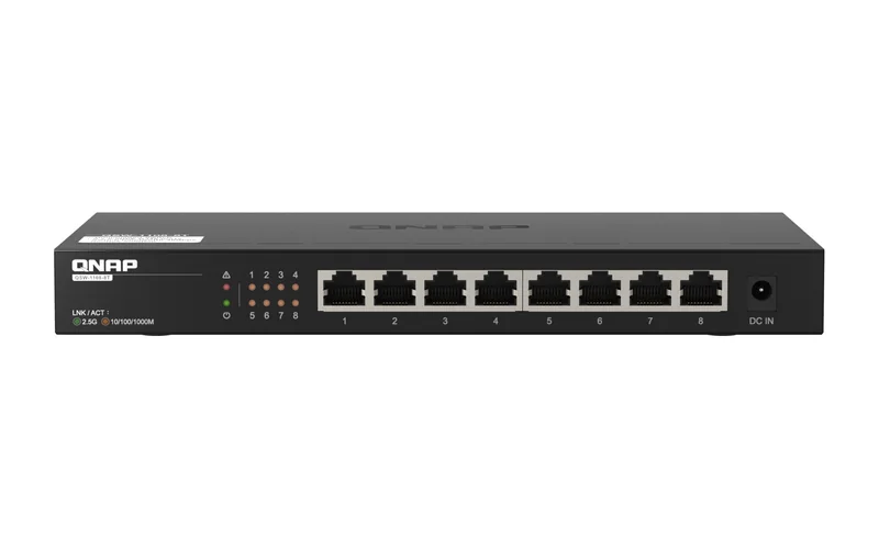 QNAP QSW-1108-8T 8-port 2.5GbE unmanaged switch