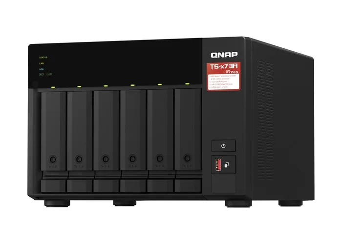QNAP TS-673A-8G 6-bay AMD Ryzen NAS