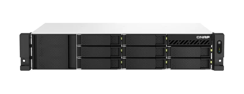 QNAP TS-864EU-RP-8G 2U short-depth 8-bay rackmount NAS