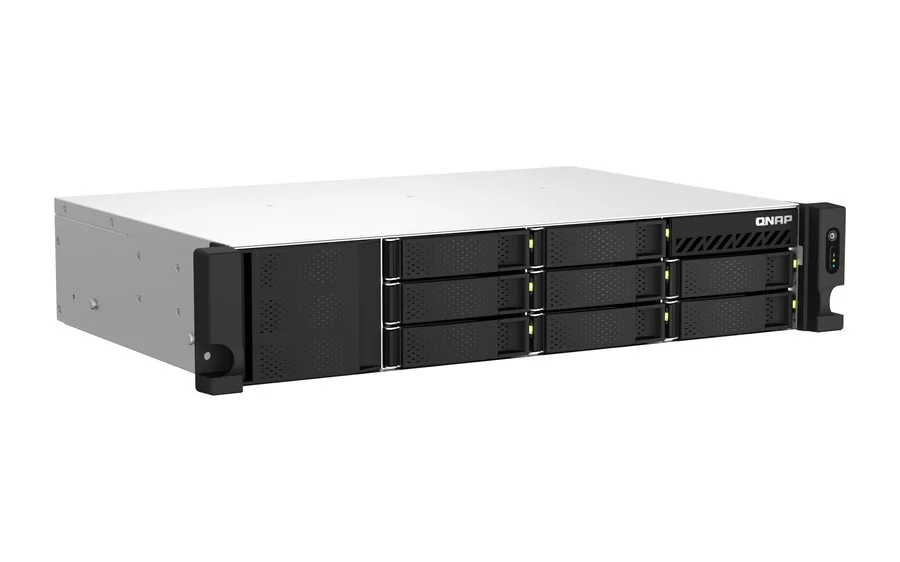 QNAP TS-873AeU-RP 2U short-depth 8-bay rackmount NAS with redundant power
