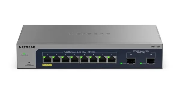 Netgear MS510TXM 10-port multi-gig 10G Smart switch with 2 SFP+