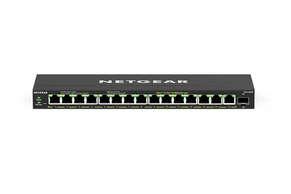 Netgear GS316EPP 16-port Gigabit PoE+ switch, 231W budget