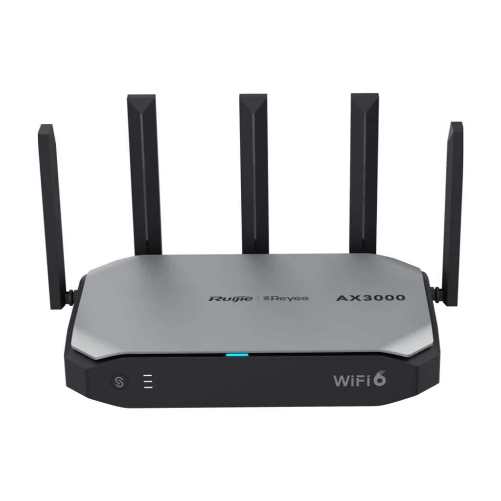 Ruijie Reyee RG-EG105GW-X AX3000 Wi-Fi 6 business router with five external antennas