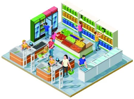 Jovision Smart Store solution overview — data collection to DeepCloud to web and app