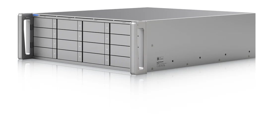 Ubiquiti Enterprise NAS (ENAS) 3U rack-mount 16-bay network storage chassis