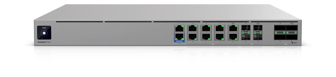 Ubiquiti Enterprise Firewall Core (EF-Core) 100G 1U rack-mount cloud gateway firewall