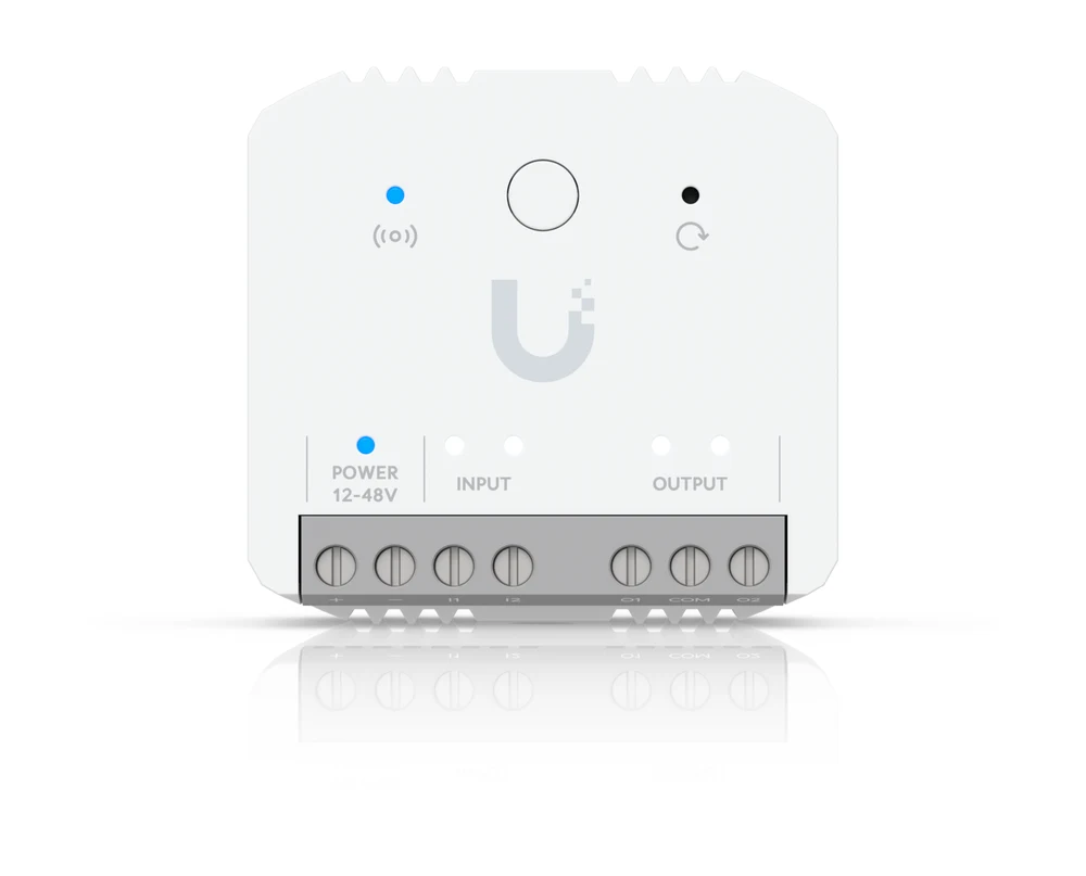 Ubiquiti UniFi USL Relay SuperLink I/O module with power, input and output terminals