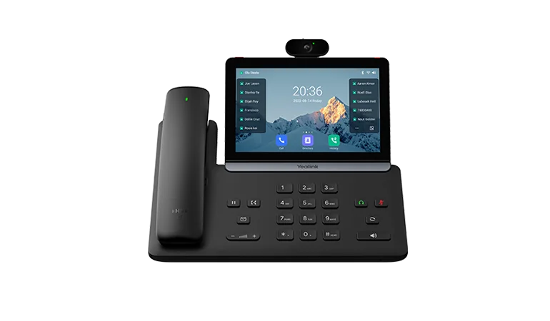 Yealink SIP-T88V Pro video IP phone with 5 MP camera and Bluetooth handset