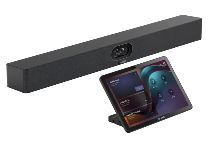 Yealink MeetingBar A40 dual 48 MP video bar with CTP25 touch console