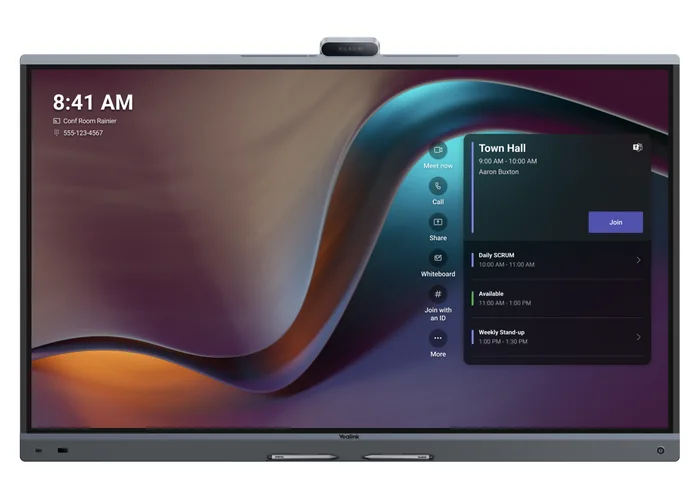 Yealink MeetingBoard Pro all-in-one 4K touch display with built-in camera