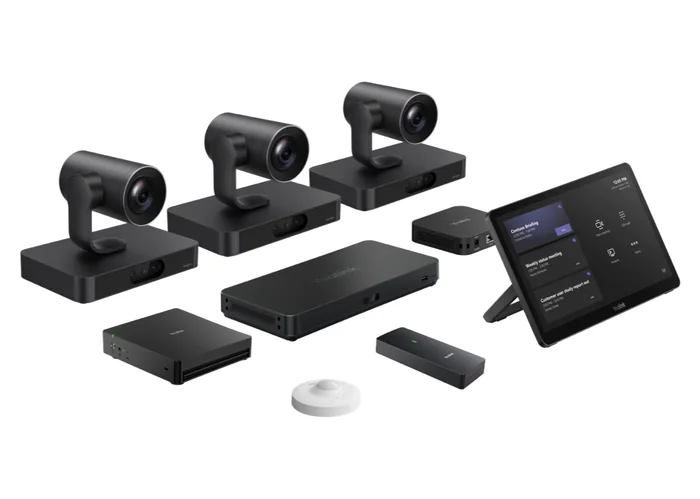 Yealink MVC S98-C5U kit with three SmartVision 80 cameras, AVHub, RCH40 E2 and MTouch Plus