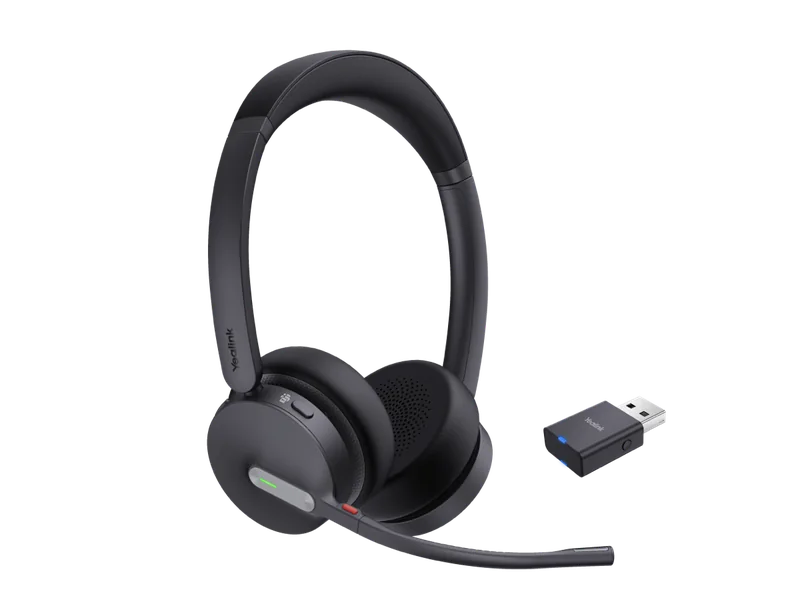 Yealink WH64 Hybrid dual headset with WDD60 USB DECT dongle