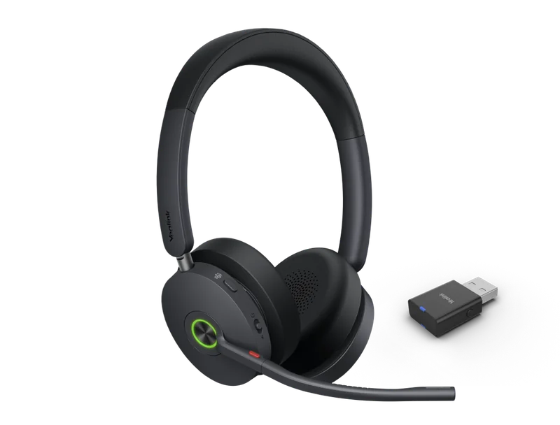 Yealink WH68 Hybrid ANC headset with WDD60 USB DECT dongle