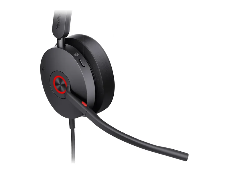 Yealink UH48 wired headset ear cup and microphone boom