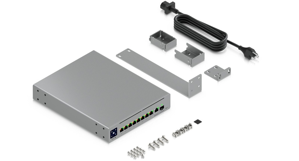 Ubiquiti USW-LR-Switch-8-PoE what's in the box