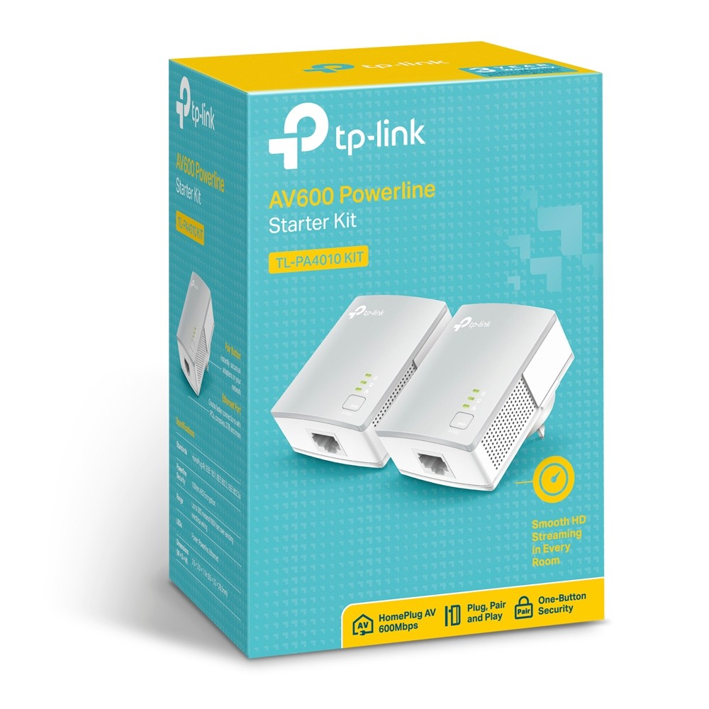 TP-Link TL-PA4010 KIT AV600 Powerline Starter Kit - view 1