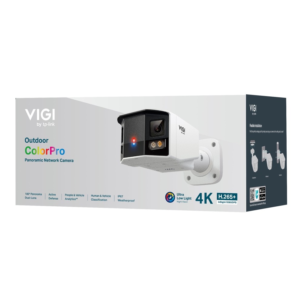 TP-Link VIGI InSight S385DPS 8MP Outdoor ColourPro Panoramic - view 4