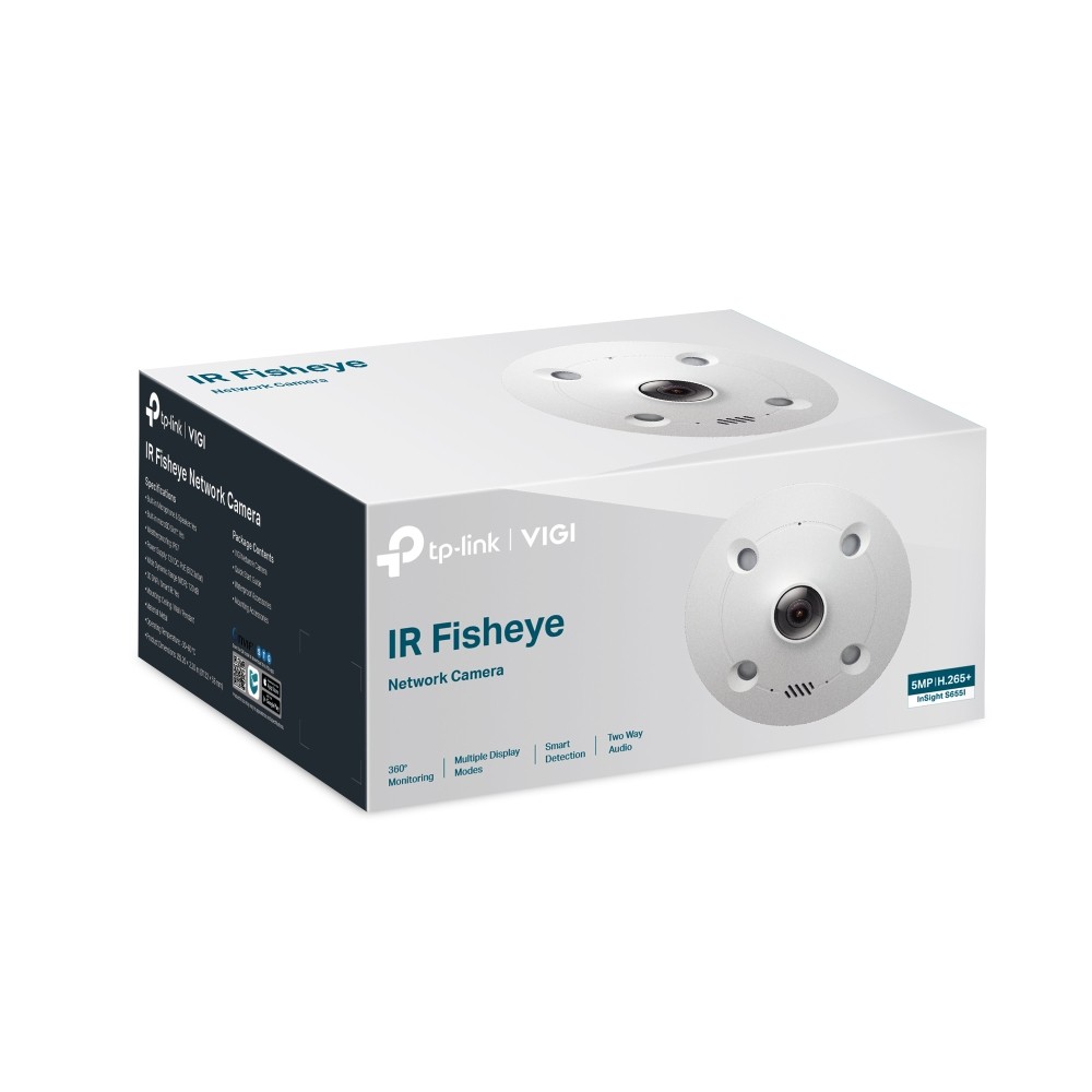 TP-Link VIGI InSight S655I 5MP IR Fisheye Network Camera - view 3