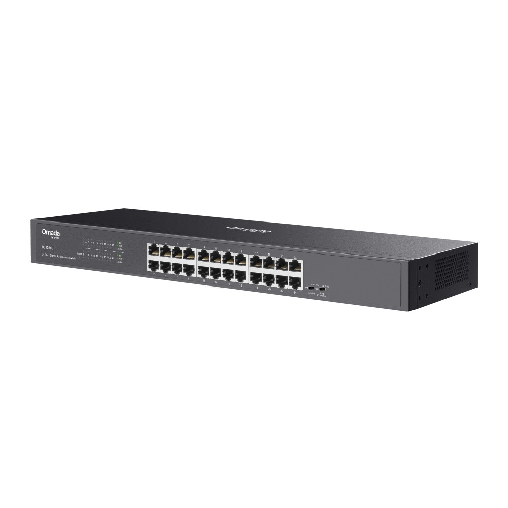 TP-Link DS1024G Omada 24-Port Gigabit Unmanaged Rackmount Sw - view 2