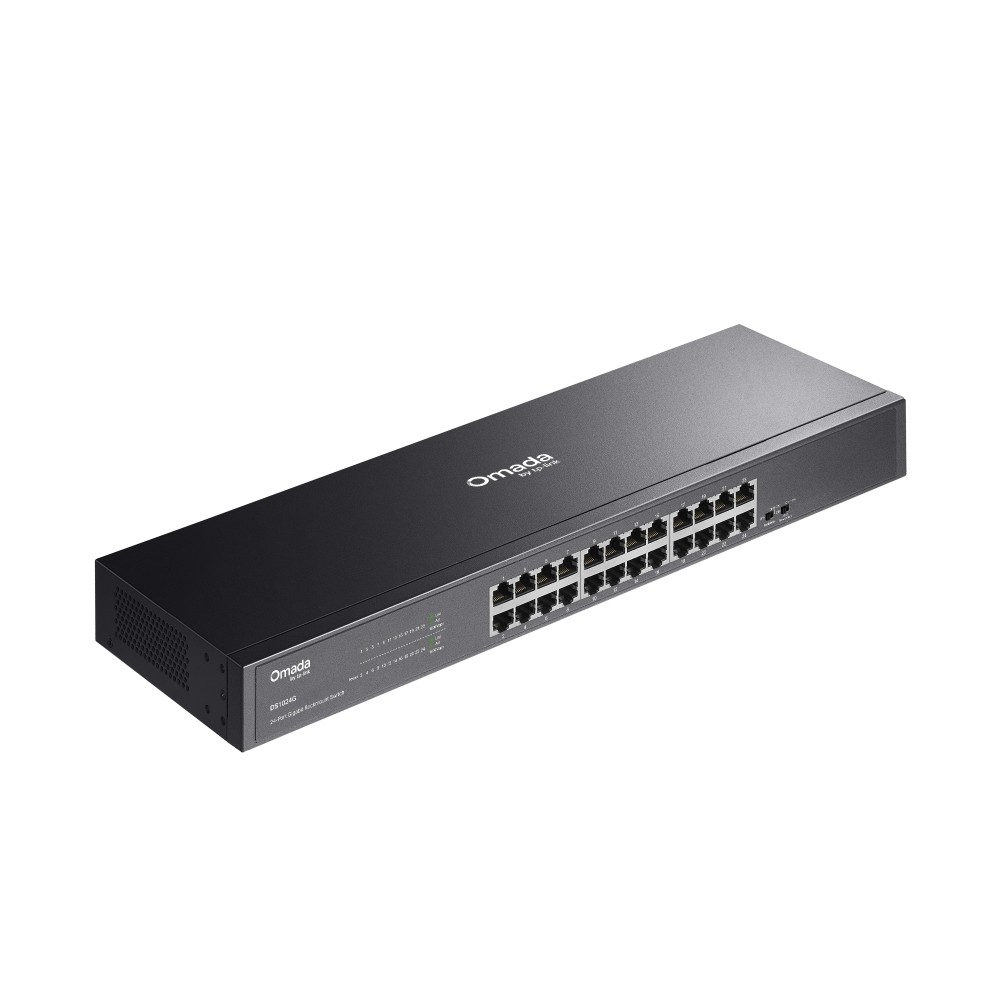 TP-Link DS1024G Omada 24-Port Gigabit Unmanaged Rackmount Sw - view 3