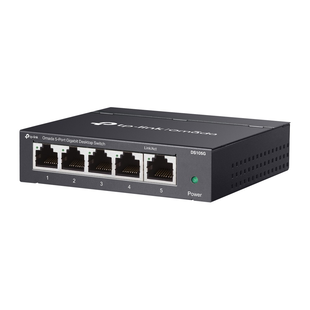 TP-Link DS105G Omada 5-Port Gigabit Unmanaged Desktop Switch - view 2