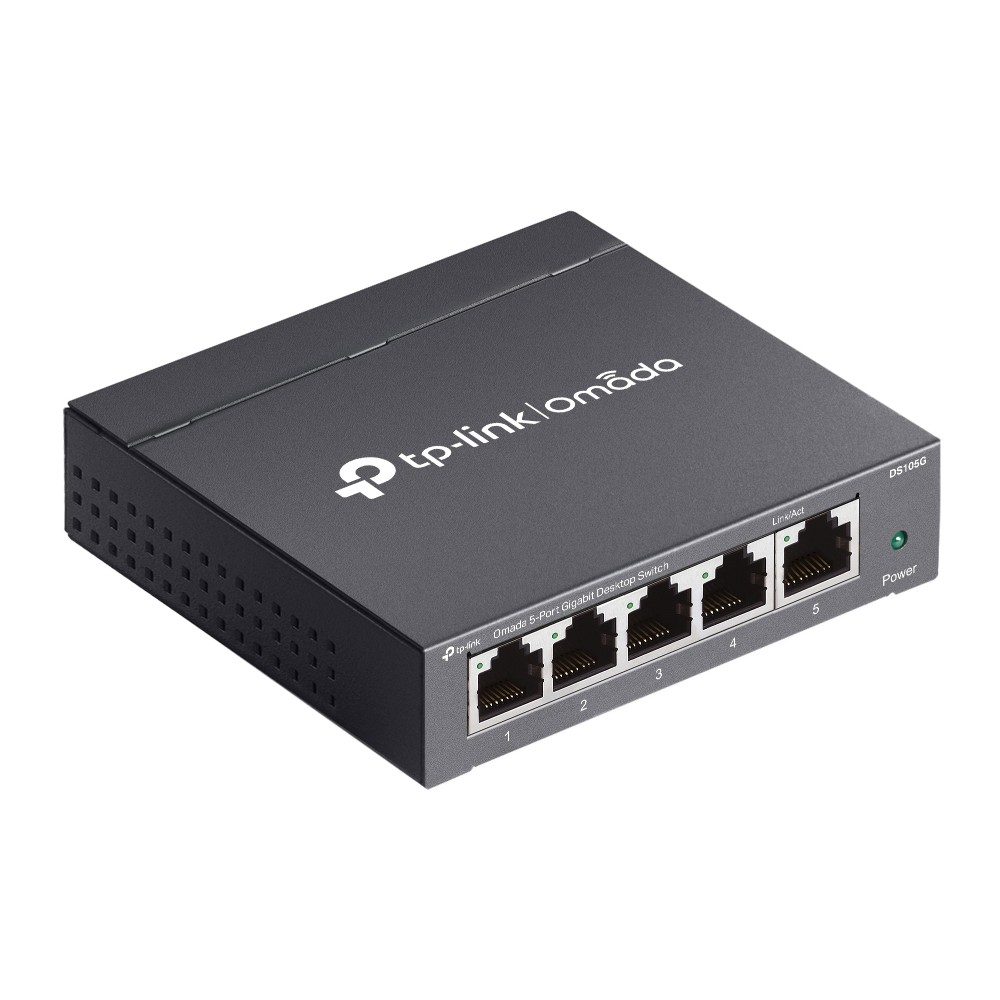TP-Link DS105G Omada 5-Port Gigabit Unmanaged Desktop Switch - view 3
